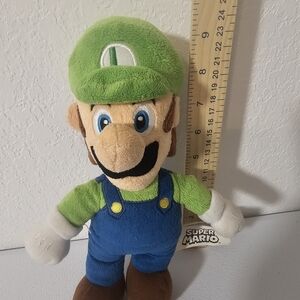 Super Mario Luigi Plush Toy - Green and Blue